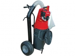 Vacuum collector on 2 wheels - 50 liters - ø 125 mm with - GX25 4-stroke engine