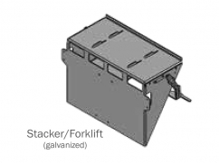 Adapterplaat - type stapelaar / heftruck - voor OPTIMAL 1600F en 2300F