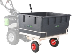 Accessoire pour MULTI EGO - chariot de transport- 75 kg / 160 litres - conteneur en plastique inclus