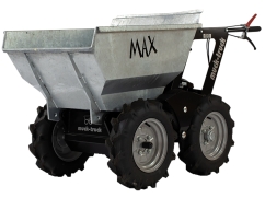 MAX-TRUCK transporter met motor Honda GXV160 OHV - max. 350 kg - 4X4 - verzinkt