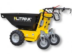 Electric dumper MT-500P with 4 wheels and a load capacity of 500 kg