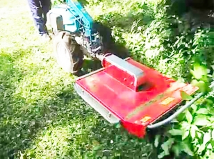 Lawnmowers for walking tractors