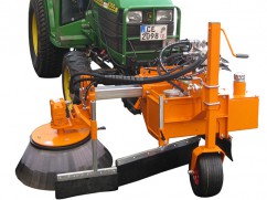 Onkruidborstel voor traktor aftakas - 540 - 1.000 - 2.000 - 2.500 tr/min - slag 370 mm 