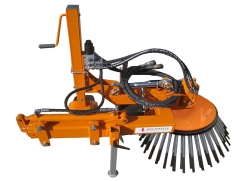 Weed brush machine for tractor - hydraulic - 28 l/min - 160 bar  - stroke 385 mm