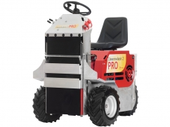 Multi-functional ride-on unit Cleanmeleon 2 PRO+ Honda GXV390 OHV - version with hydraulics and hydraulic lifting device