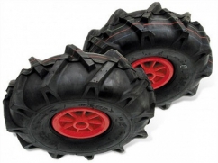 Pair of traction wheels 3.50-6PR