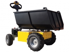 Electric dumper JM-700-P4 with 4 wheels and a load capacity of 700 kg