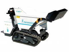 Electric tracked transporter TC120e - 1200 kg - electric motor 2x 2 kW - dumper with self-loader