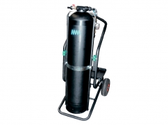 Deïoniserend harsfiltratiesysteem - cilinder van 50 liter - capaciteit tot 240 liter/uur - productie tot 8000 liter