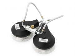 Solar panel cleaning brush - counter rotating double brush 40 cm - cleaning speed 200/250 m²/h - weight 2,2 Kg
