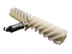 Zonnepaneel reiniging borstel - roterende borstel met rol 60 cm – elektromotor 24V – gewicht 6,4 kg
