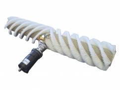 Zonnepaneel reiniging borstel - roterende borstel met rol 80 cm – elektromotor 24V – gewicht 7,2 kg