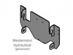 Adapter plate - type WESTERMANN HYDRO - for OPTIMAL 1600F and 2300F