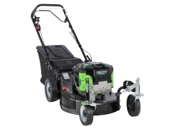 Lawn mower with pivoting wheels and battery motor EGO Power+ 56V - 52 cm - steel deck - self-propelled, var. speed