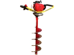 Single-person earth drill ONE-MAN with engine Honda GX35 OHV - drills from ø 5 to 20 cm