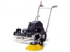 Sweeping machine 70/110 cm - battery 24 Volt - 28 AH - with side brush left