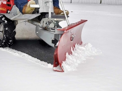 Snow or feed scraper - hydraulical swing - working width 1600 mm