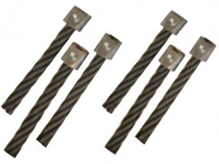 Kit of 1x8 steel brushes for WD 70