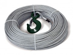 Cable avec crochet ø6mm - 60m