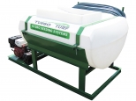volgende: Turbo Turf Hydro-seeder HS-500EH met motor Honda GX390 OHV - 1.915 liter