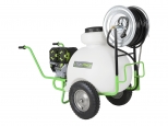 Next: E-Tech Power Sprayer on 2 wheels with EGO Power+ 56V battery motor - capacity 100 liters - pump 25 l/min - 25 bar