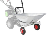 volgende: E-Tech Power Toebehoren voor MULTI EGO - kruiwagen - 75 kg / 85 liter - kipsysteem met hendel