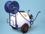volgende: MM Sproeier op wielen 120 liter - pomp AR252 - elektrische motor 220 Volt