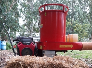 Straw and plant shredders